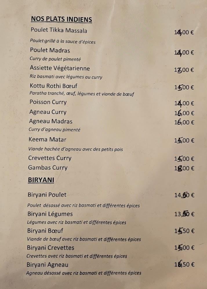 Restaurant Nitharsshini - Menu Image 2