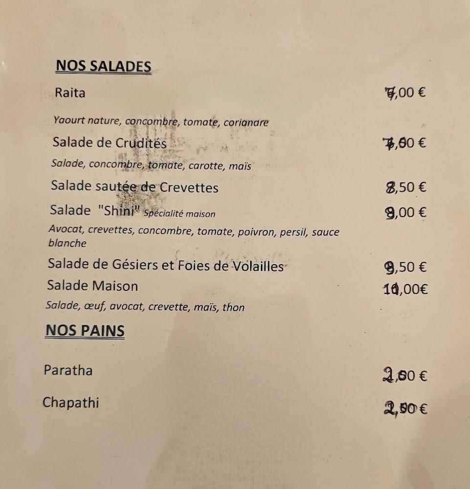 Restaurant Nitharsshini - Menu Image 4